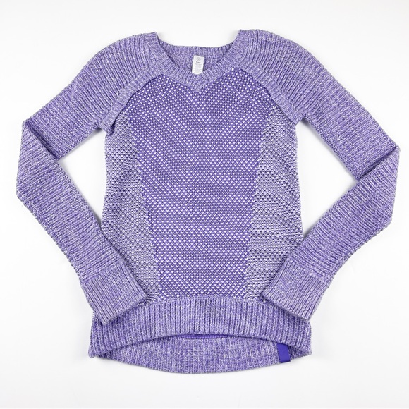 Ivivva Purple Busy To Be Cozy Pullover Sweater 10 - Picture 1 of 5